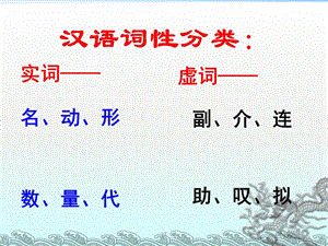 {实用文档}汉语词性分类基础(最新).