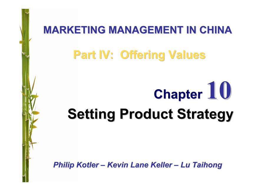 10 Setting Product Strategy_第1页