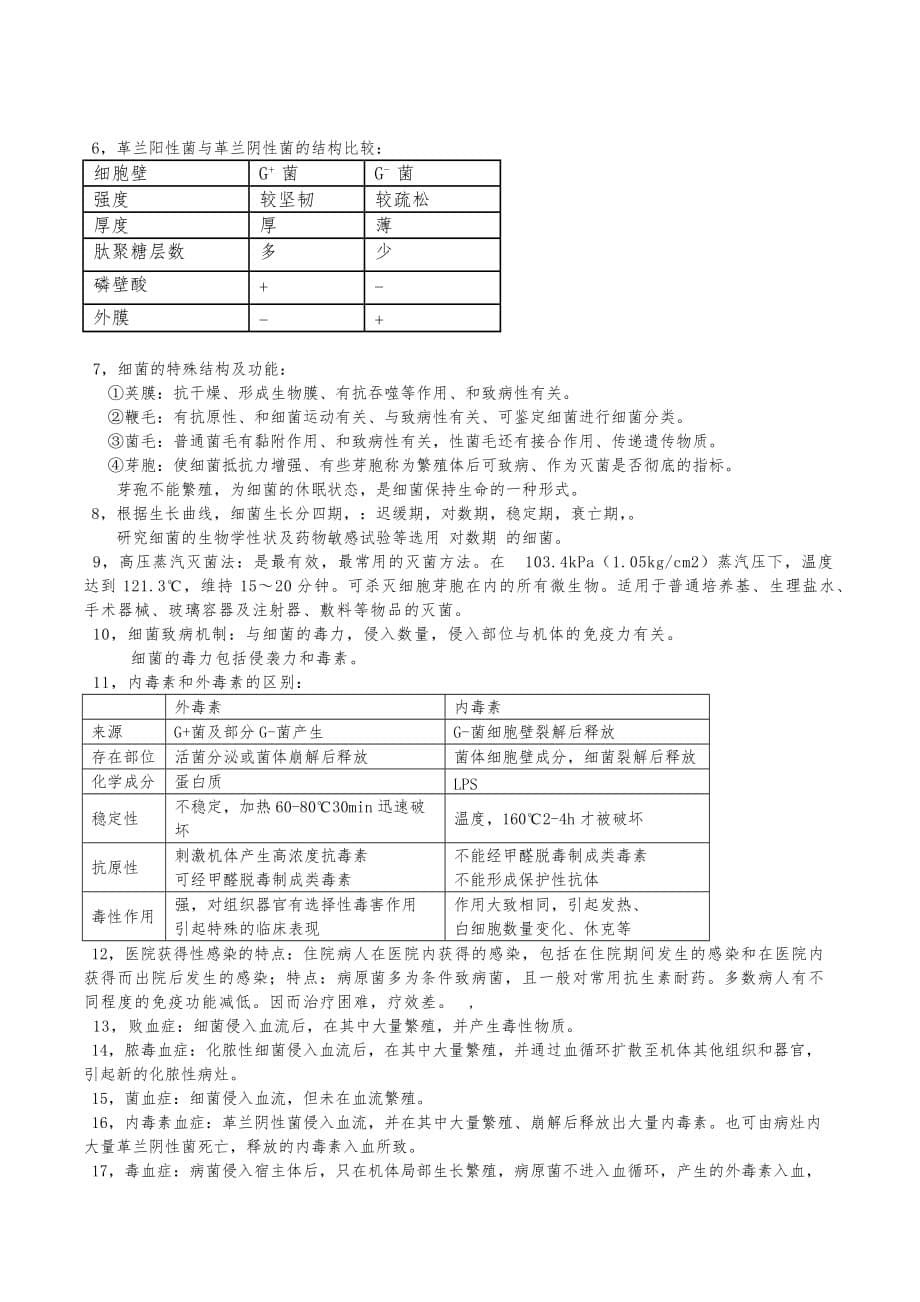 免疫学基础与病原生物学-重点知识_第5页