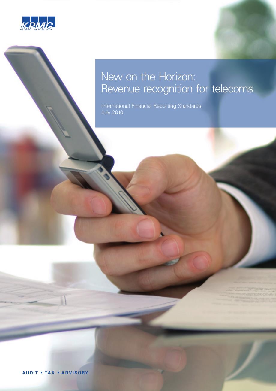 New on the Horizon：Revenue recognition for telecoms_第1页