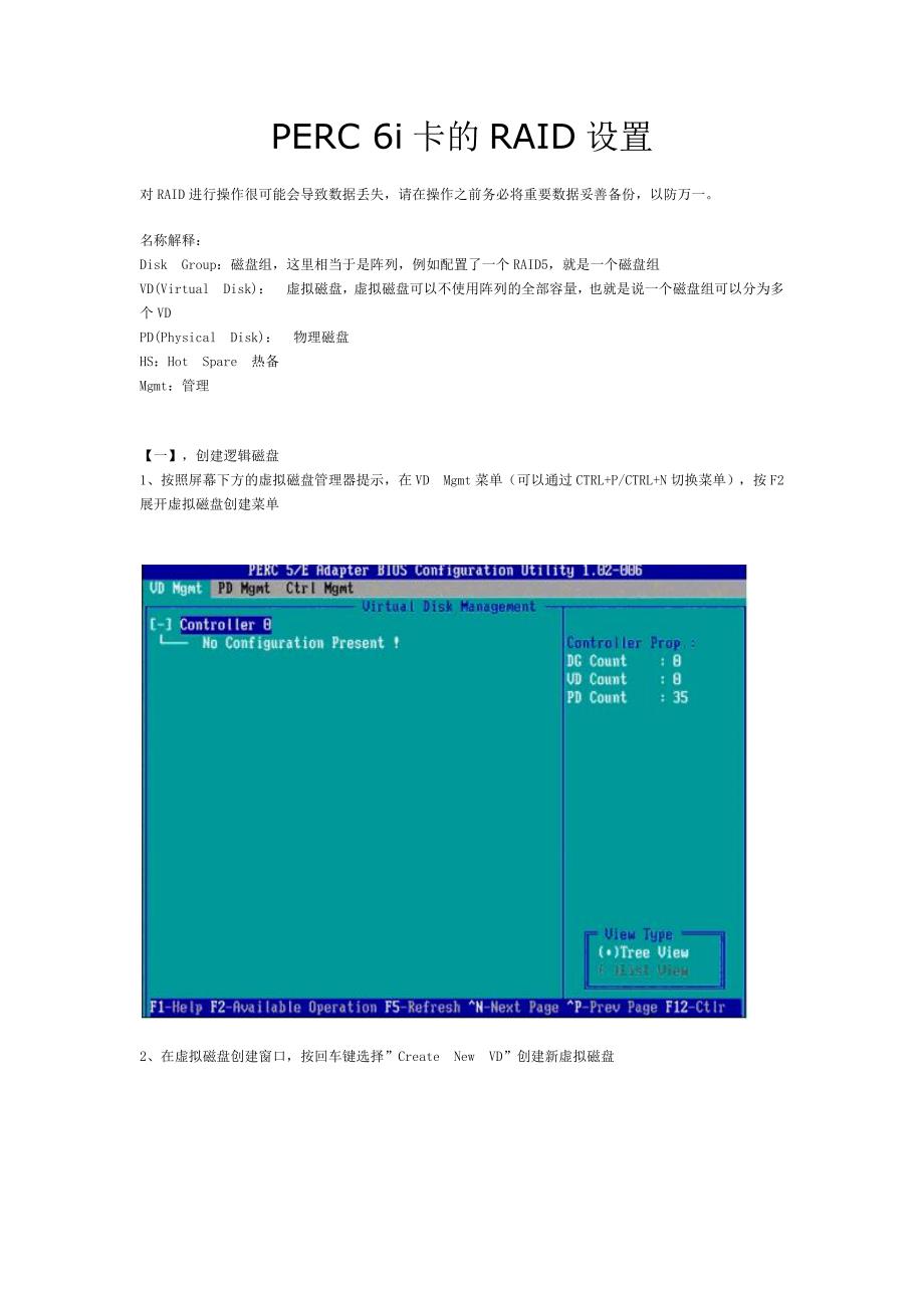 PERC-6i卡的RAID设置_第1页