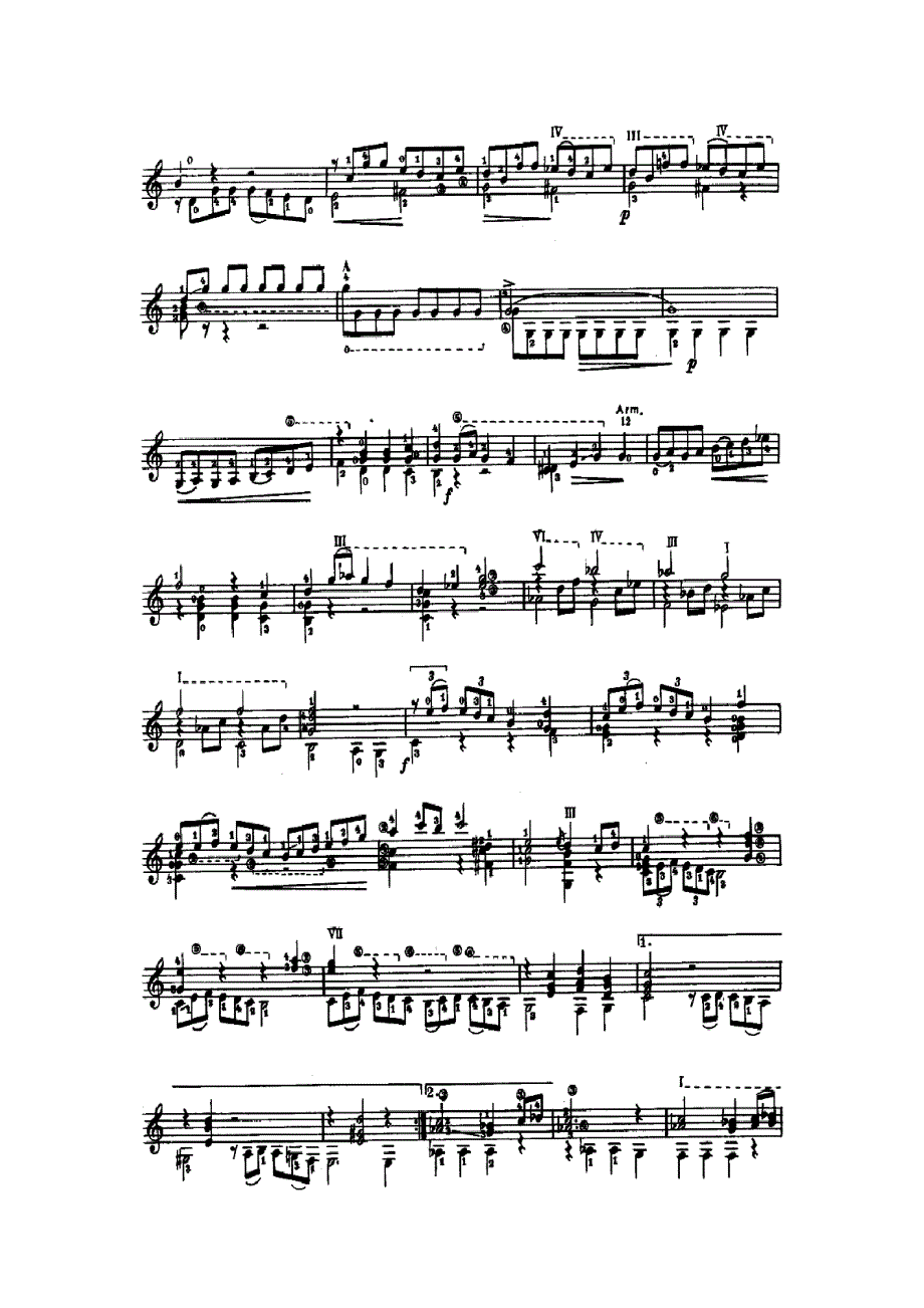 古典奏鸣曲-Classical-Sonata;庞塞-Manuel-Maria-Ponce(古典吉他谱)_第2页