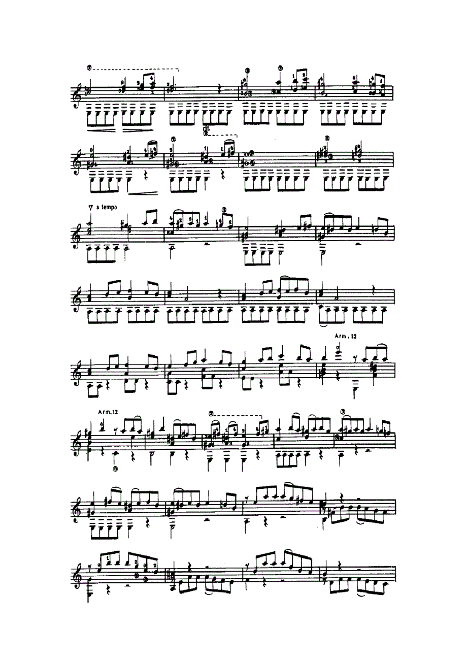 古典奏鸣曲-Classical-Sonata;庞塞-Manuel-Maria-Ponce(古典吉他谱)_第4页