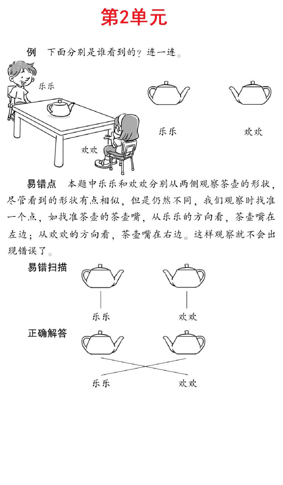 北师大版一年级数学下册1~6单元易错题汇总,纯干货_第2页