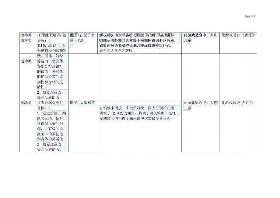 幼儿园民间游戏计划_第3页