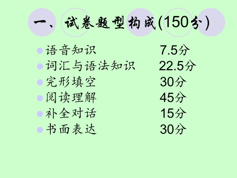 成考英语2015_分析解析课件_第2页