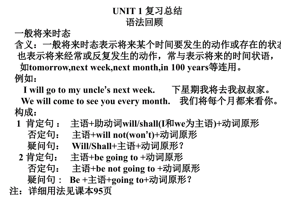 新目标英语八年级下Unit1-4词组句子复习课件_第1页