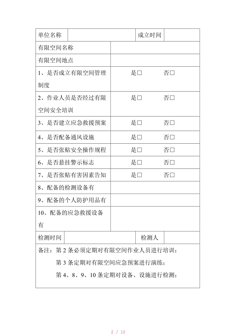 有限空间台账[收集]_第2页