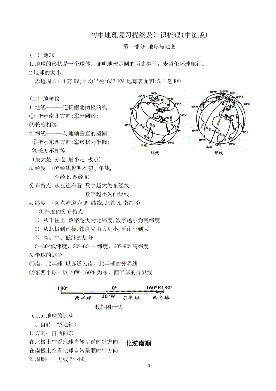 {精品}中图版初中地理复习提纲_第2页