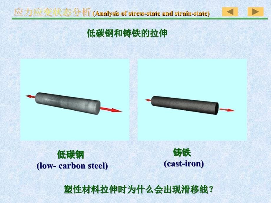 材料力学第七章 应力应变分析 强度理论课件_第5页