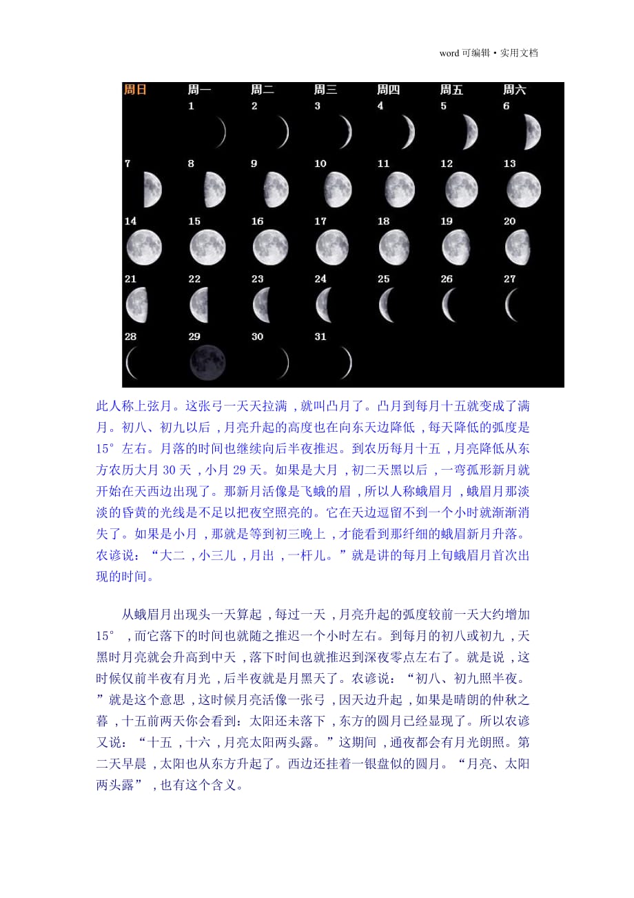 月亮变化规律[汇编]_第1页