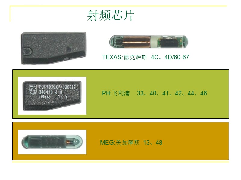 汽车电子技术 防盗技术 芯片技术 技术讲座课件_第4页