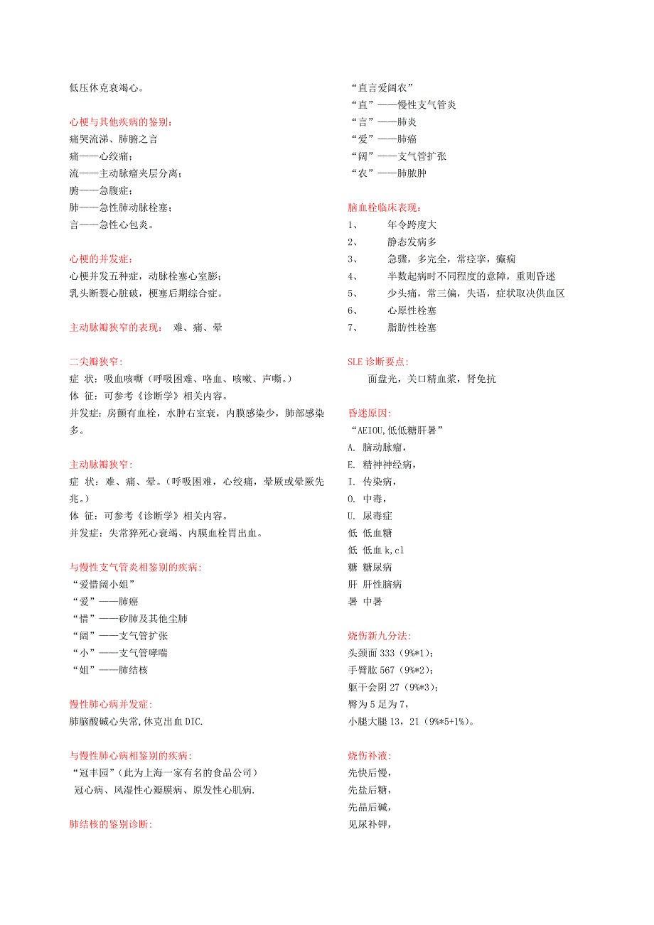 2001年考研生理学、病理生理学口诀精品_第3页