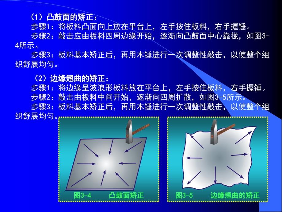 汽车钣金喷漆第三章汽车钣金修理的基本工艺课件_第2页