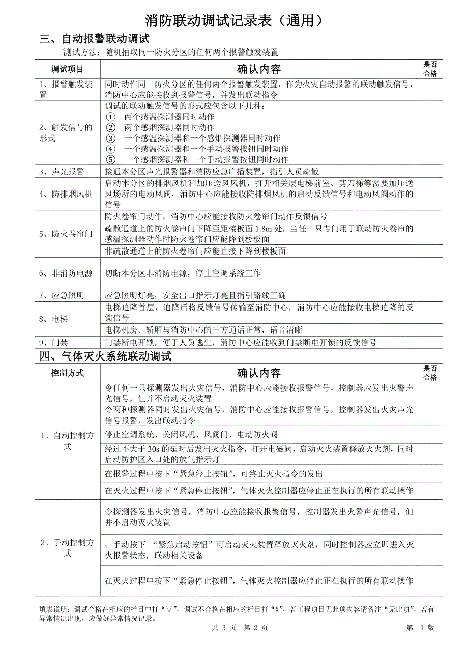 8307（整理）消防联动调试记录表(通用)_第2页