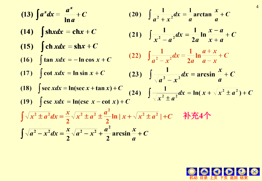 第五章习题课(高数)课件_第4页