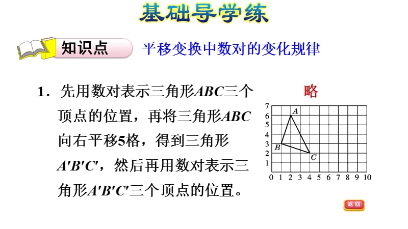 四年级上册数学习题课件－5.3确定位置 数对的变化规律%E3%80%80北师大版(共9张PPT)_第3页