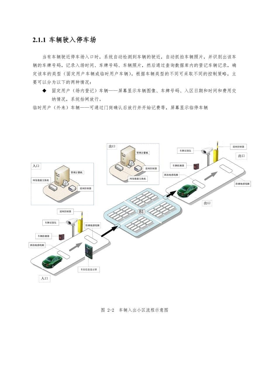 车牌识别收费停车场管理系统方案_第5页