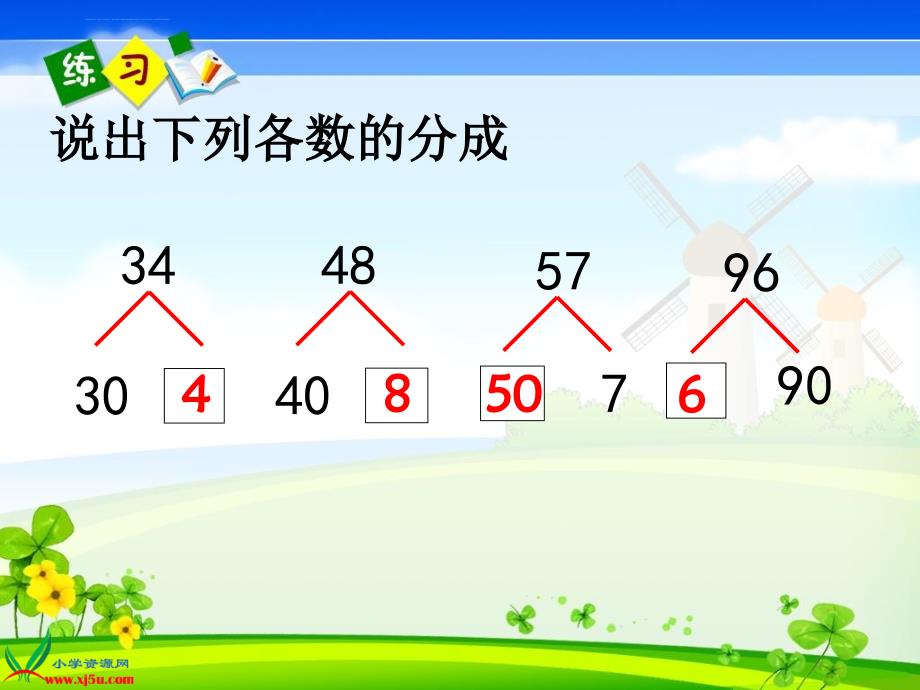 小学数学一年级下册两位数加一位数、整十数-课件_第2页