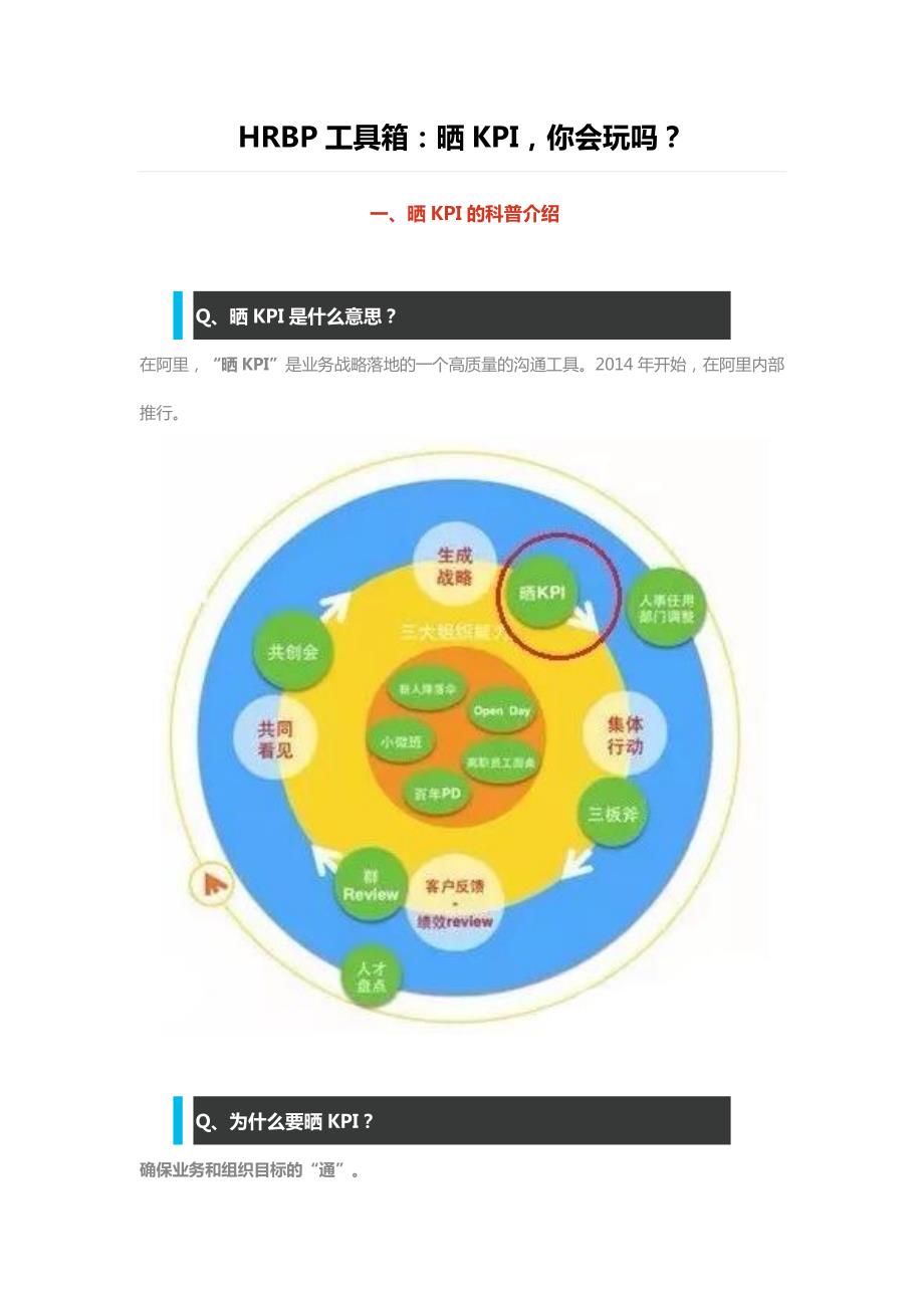 四、【HRBP工具箱】晒KPI_第1页