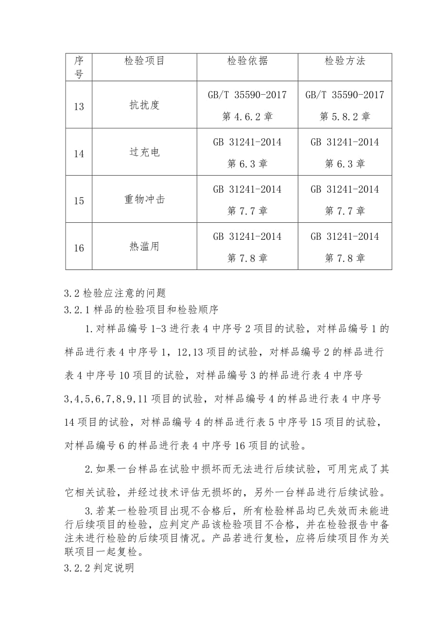 2020河北移动电源产品质量监督抽查实施细则_第3页