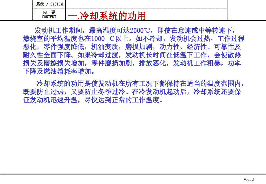 汽车冷却系统基本知识介绍课件_第2页