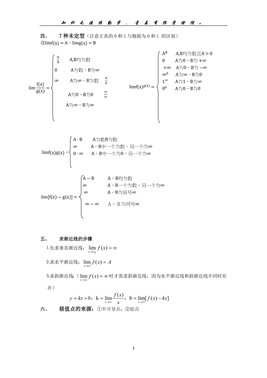 考研数学一笔记精品_第3页