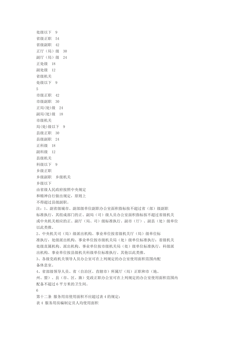 381编号党政机关办公用房建设标准(发改投资[2014]2674号)_第4页