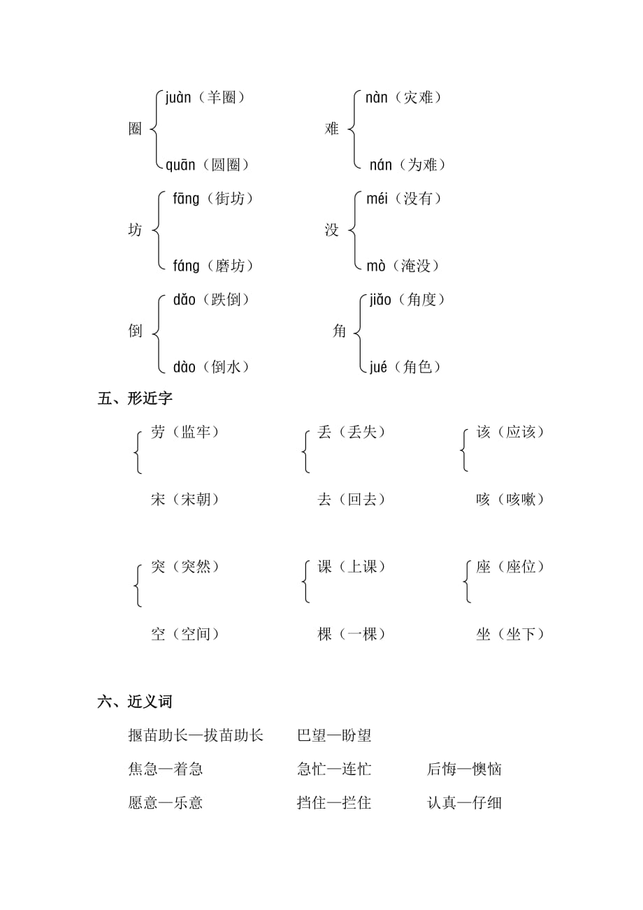 二年级下册语文第五单元知识点梳理_第2页