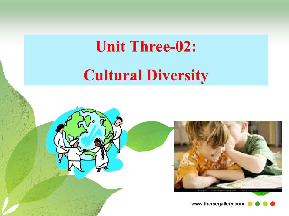 新编跨文化英语交际Unit3-01-Cultural-Diversity课件_第1页