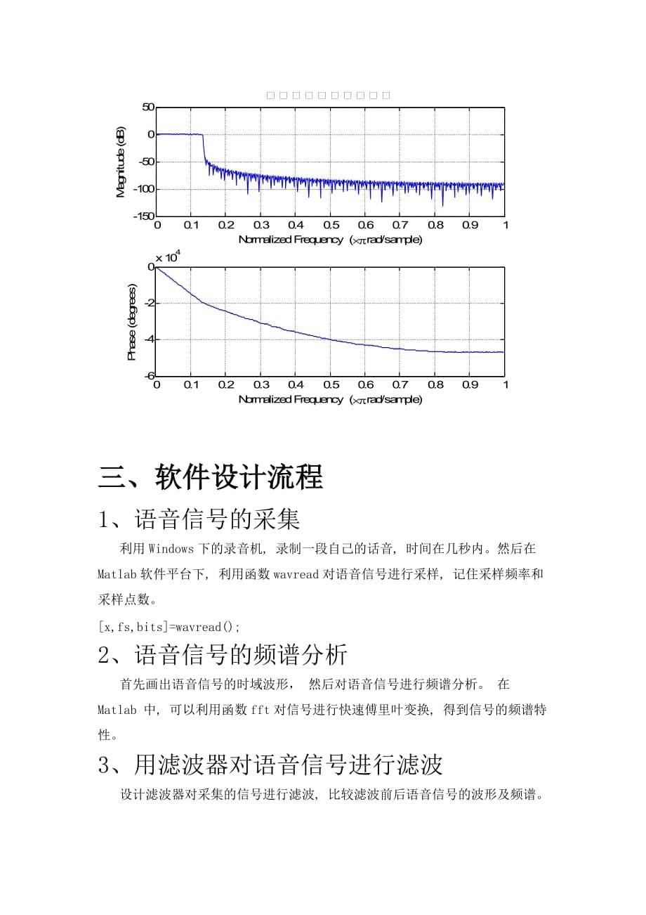 数字信号处理课程设计完整new.doc_第5页