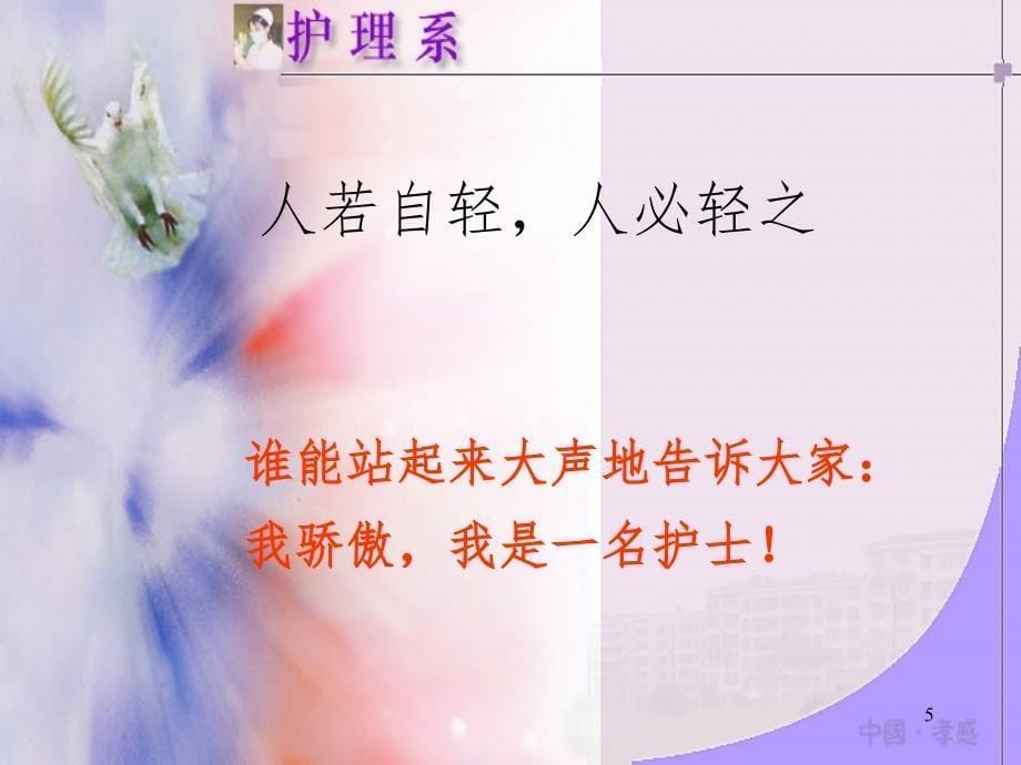 树立护理职业自豪感PPT演示课件_第5页