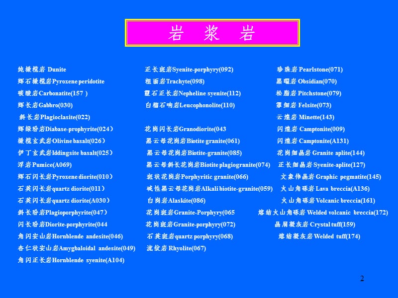 火成岩识别(附图片)PPT演示课件_第2页