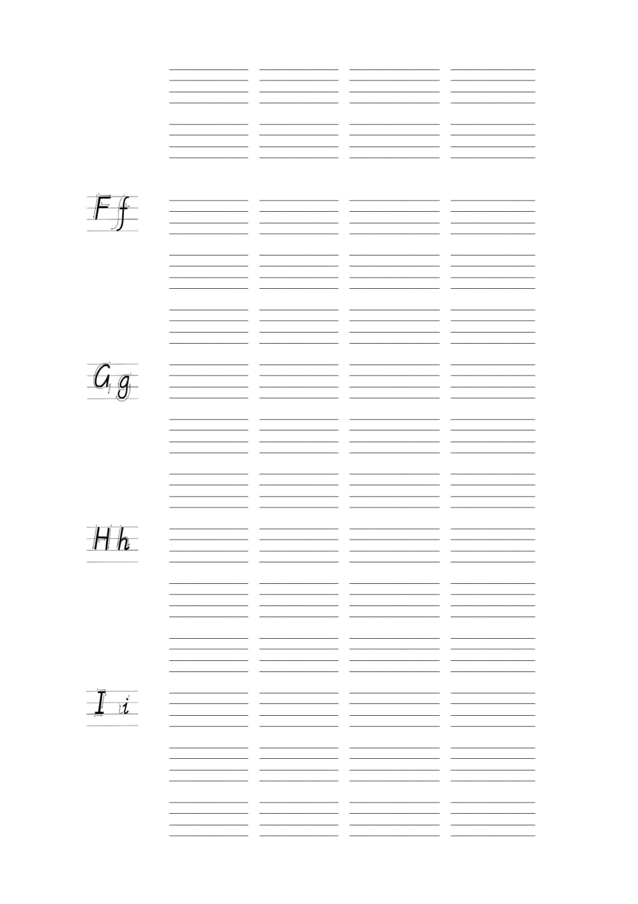 26个英文字母书写标准及练习本-A4打印[规整]_第3页