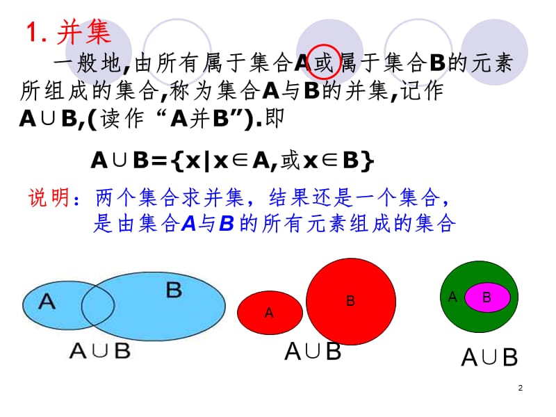 集合的基本运算(交集、并集)PPT演示课件_第2页