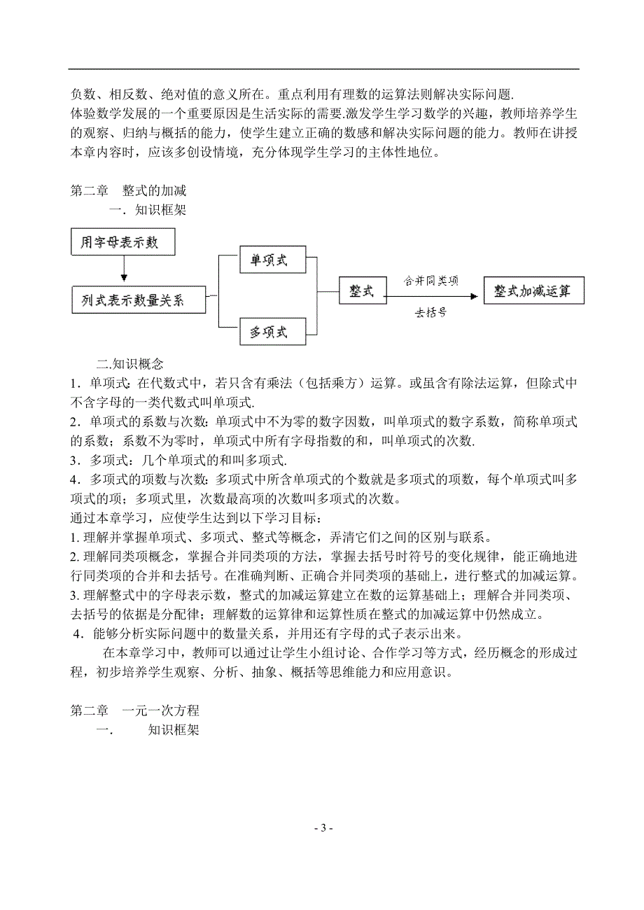 402编号人教版初一数学知识点总结_第3页