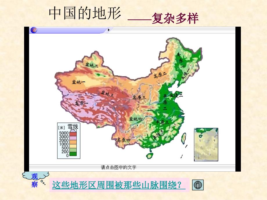 八年级地理上册中国的地形复习课 湘教版.ppt_第3页