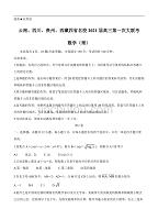 云南、四川、贵州、西藏四省名校2021届高三第一次大联考 数学（理）（含答案）