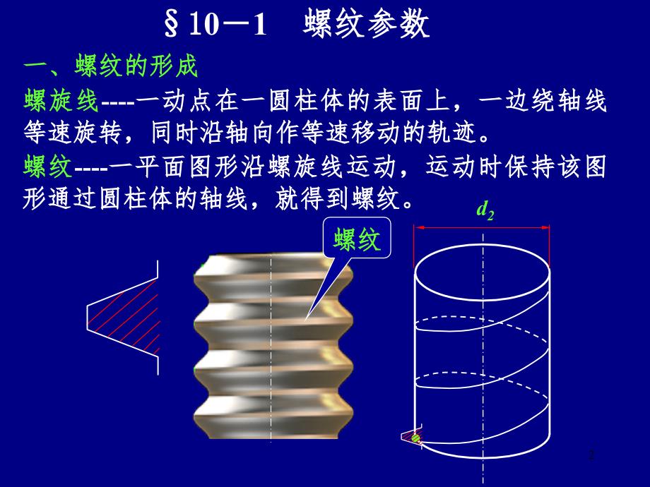 OKK-螺纹粗细牙参数、锁紧力计算、平键参数PPT课件_第2页