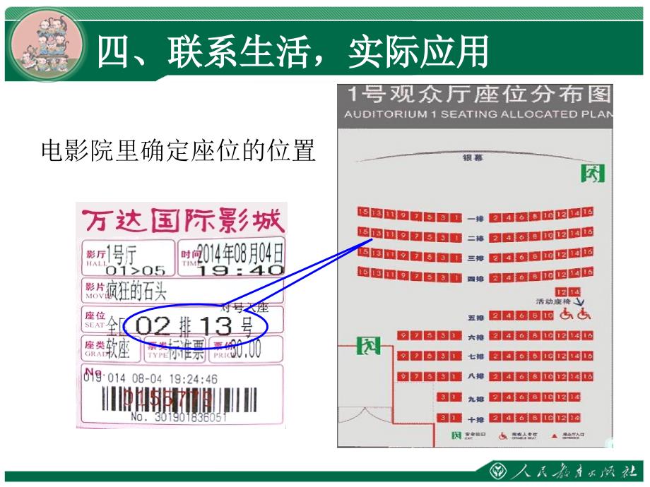 新人教版五年级数学上册用数对确定位置._第2页