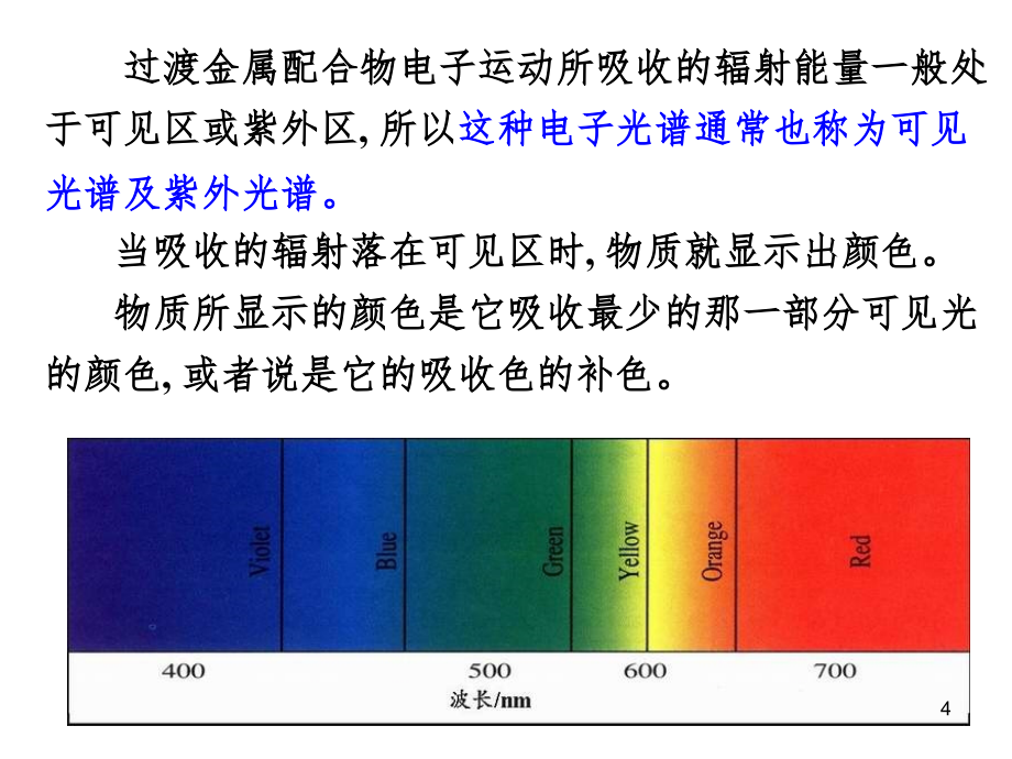 2013-第四章-配合物的电子光谱PPT演示课件_第4页