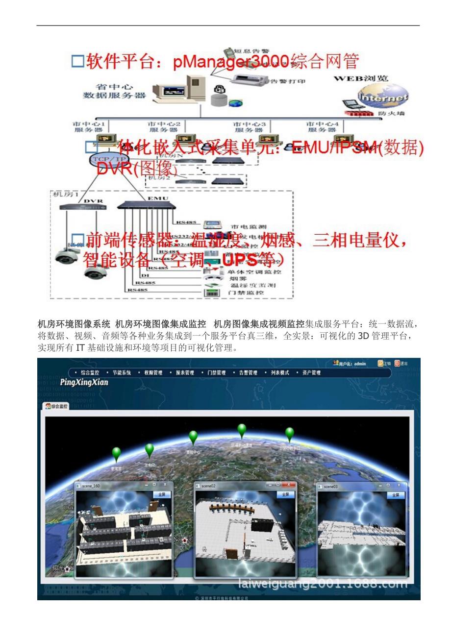 【2017年整理】机房环境图像系统 机房环境图像集成监控 机房图像集成视频监控.doc_第3页