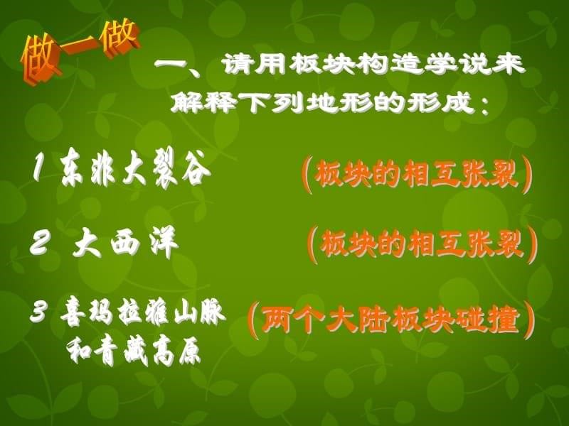 新疆兵团第八师一四四团中学七年级地理上册板块运动课件新人教版.ppt_第5页