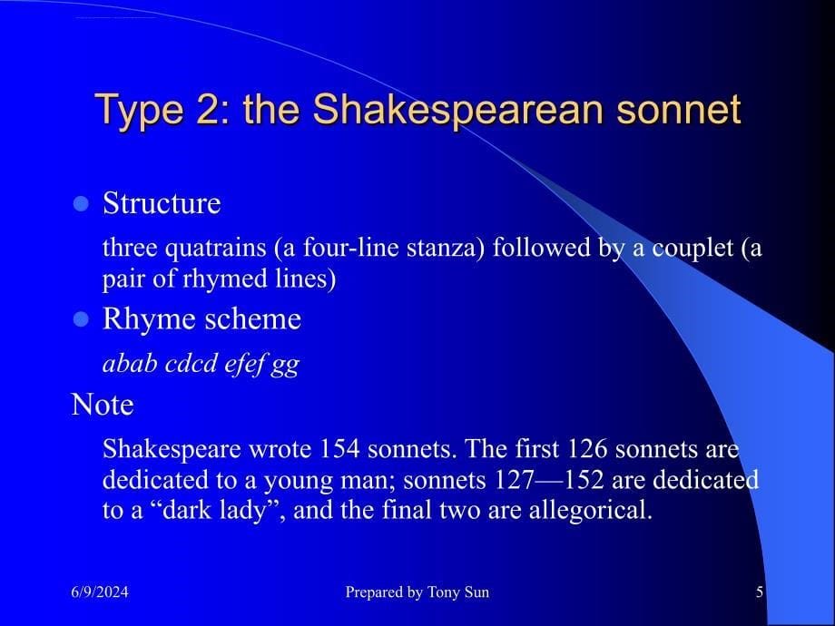 莎翁十四行诗赏析课件_第5页