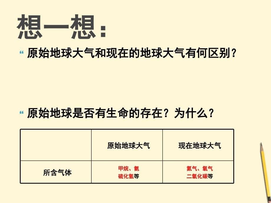 新疆石河子第八中学八年级地理《地球上生命的起源》课件 人教新课标版.ppt_第5页