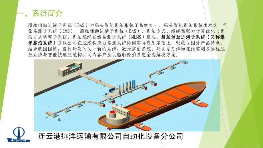 码头激光靠泊及环境监测系统-连云港港口集团课件_第2页