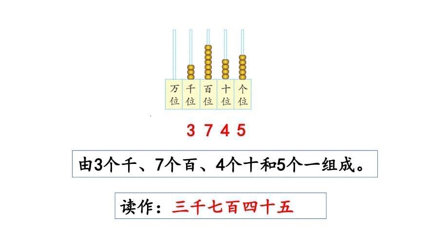 小学数学人教版二年级下册课件7.7万以内数的读法_第5页