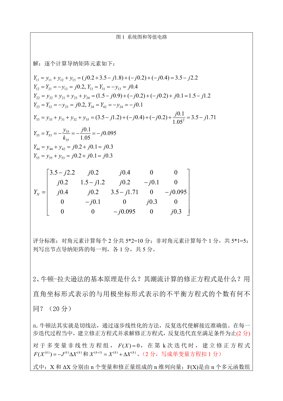 17150编号四川大学电力系统计辅期末考试13_第2页