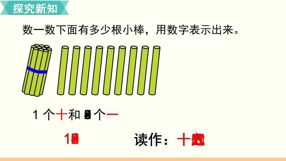 小学数学人教版一年级上册课件第1课时11～20各数的认识_第5页