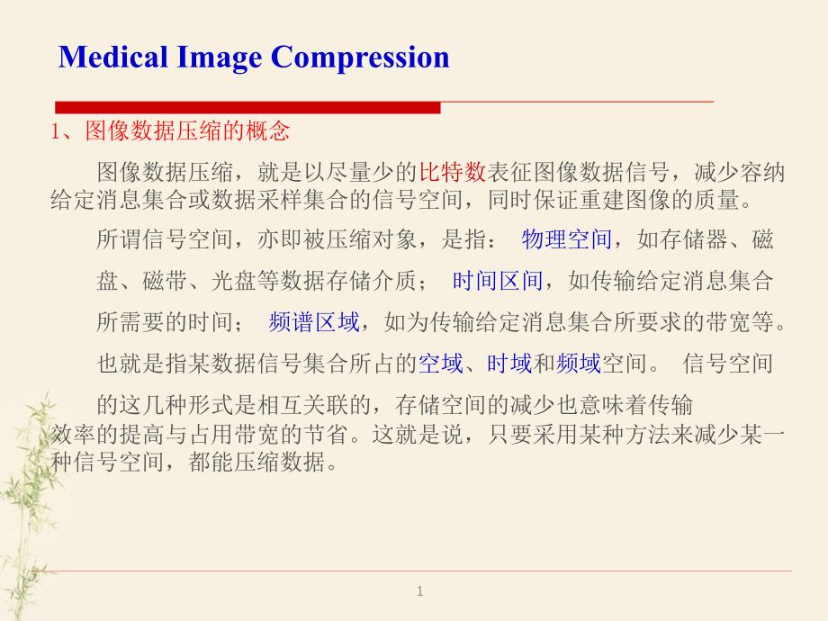 医学图像压缩技术PPT_第2页